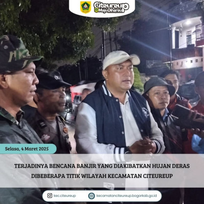 Bencana Banjir di Kecamatan Citeureup: Pemerintah Kabupaten Bogor Turun Langsung Meninjau Penanganan